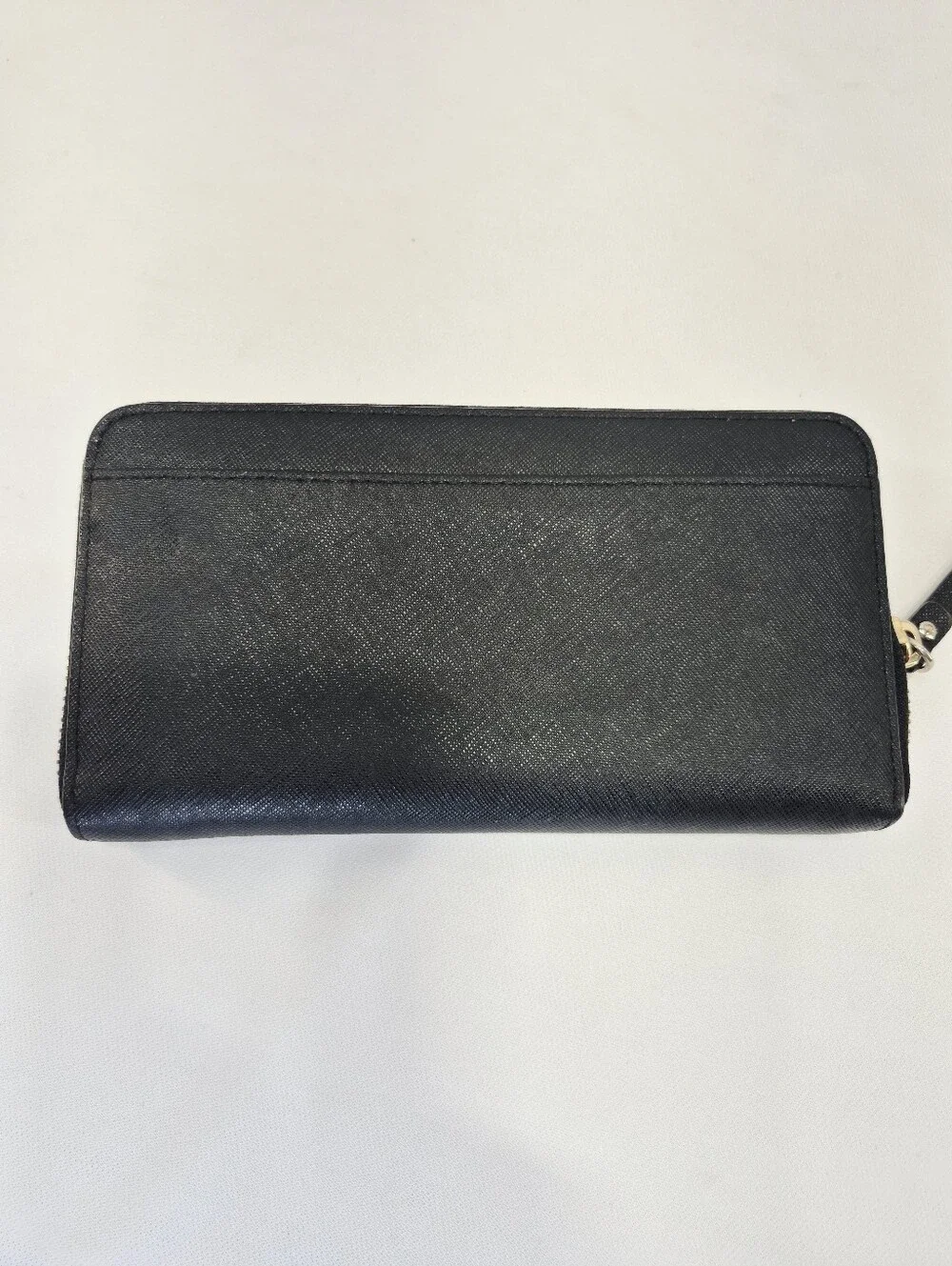 KATE SPADE Laurel Way Neda Saffiano Leather Large Black Ziparound Wallet